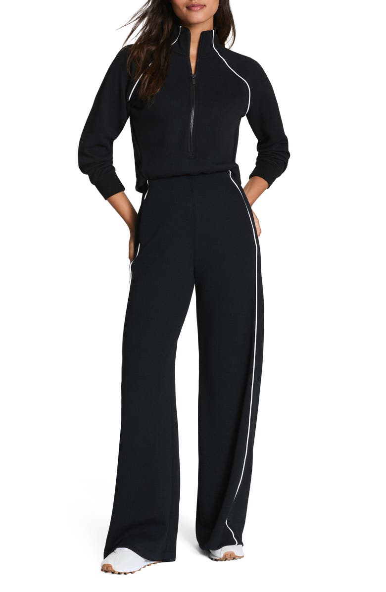 SPANX<sup>®</sup> AirPiquè Long Sleeve Jumpsuit, Alternate, color,