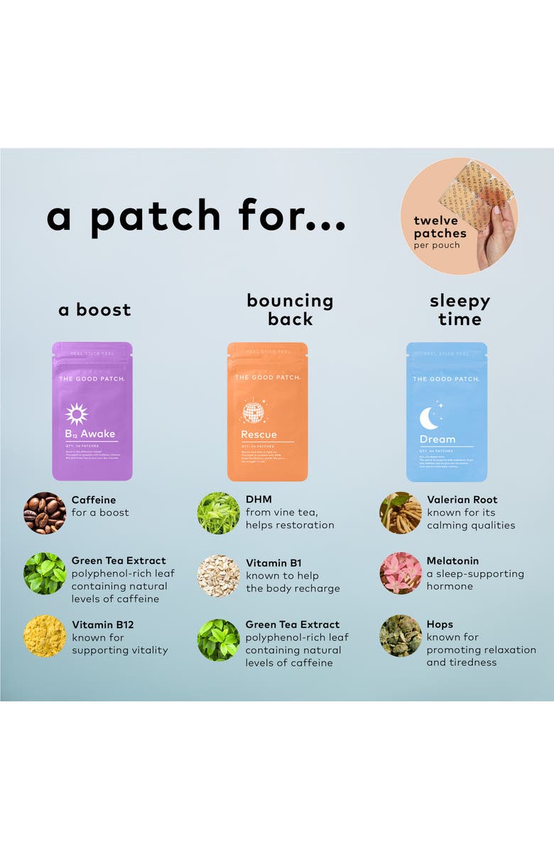 The Good Patch The Essentials Wellness Patch Set, Alternate, color, NO COLOR