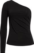 Max Mara Spluga One-Shoulder Jersey Top