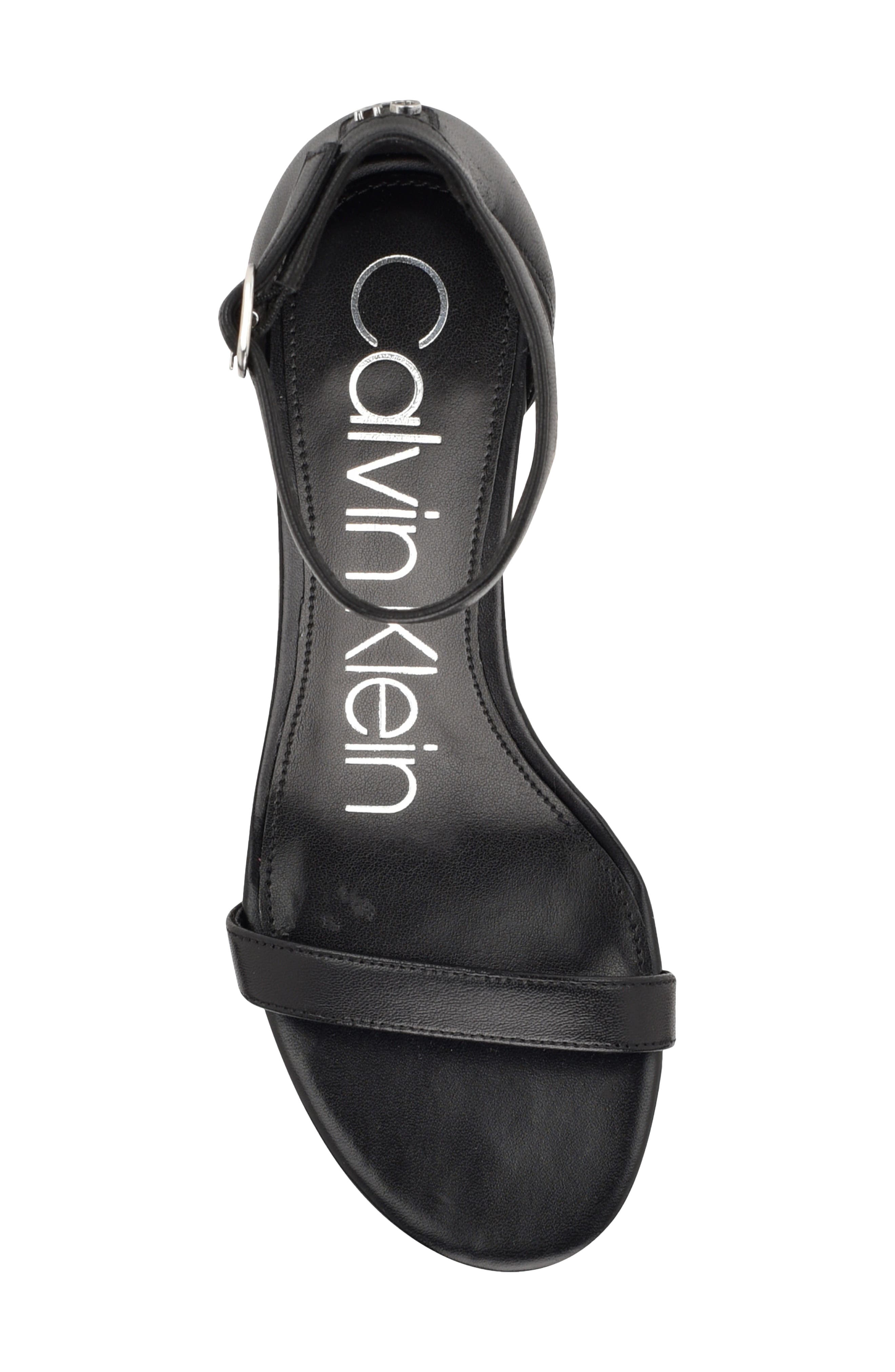Calvin Klein Fairy Ankle Strap Sandal, Alternate, color, 