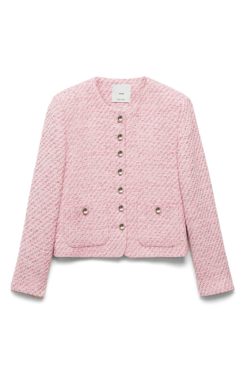MANGO Tweed Jacket, Alternate, color,