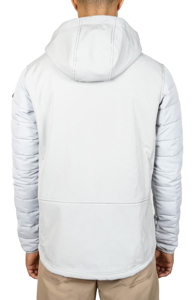 HAWKE & CO Softshell Bonded Faux Shearling Lined Zip Hoodie, Alternate, color, Highrise