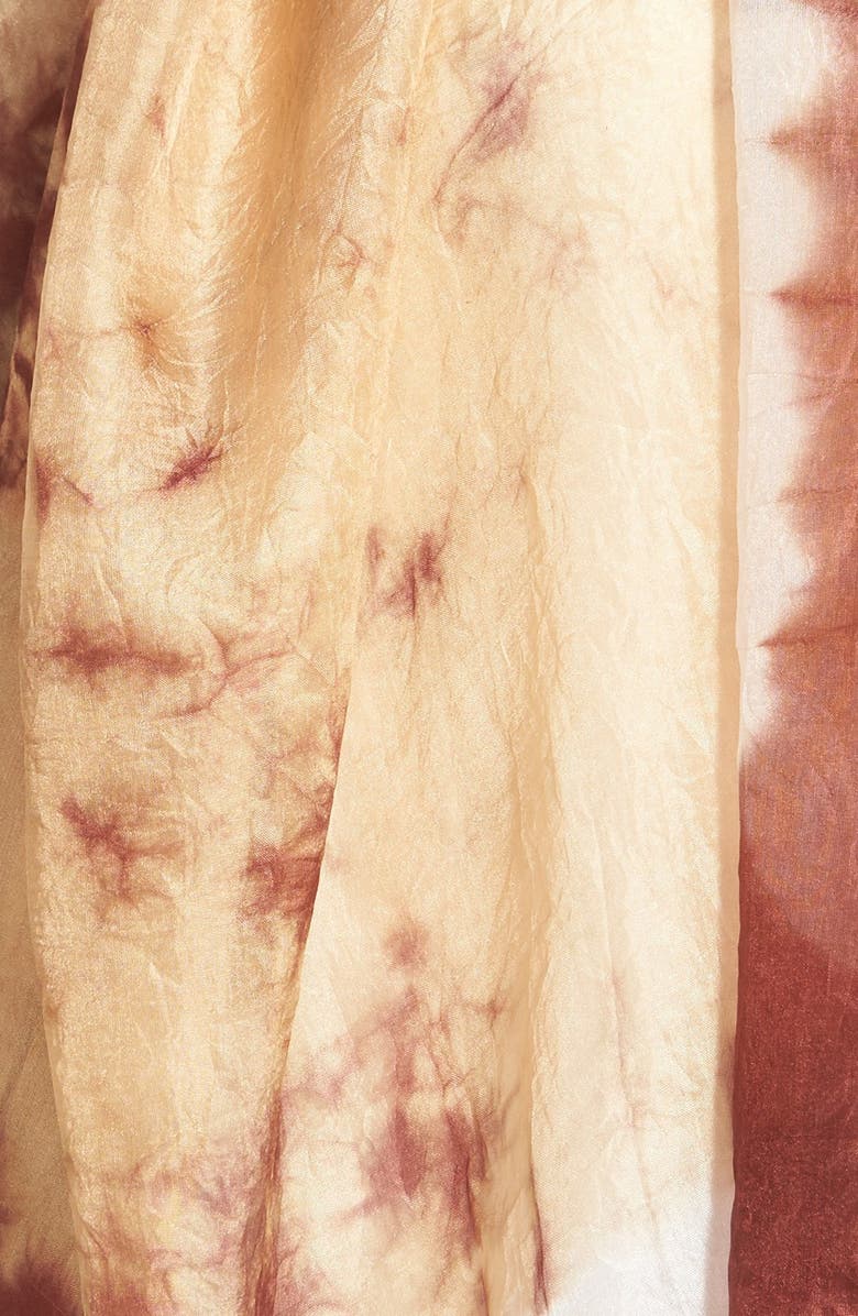 La Fiorentina Tie Dye Silk Scarf, Alternate, color,