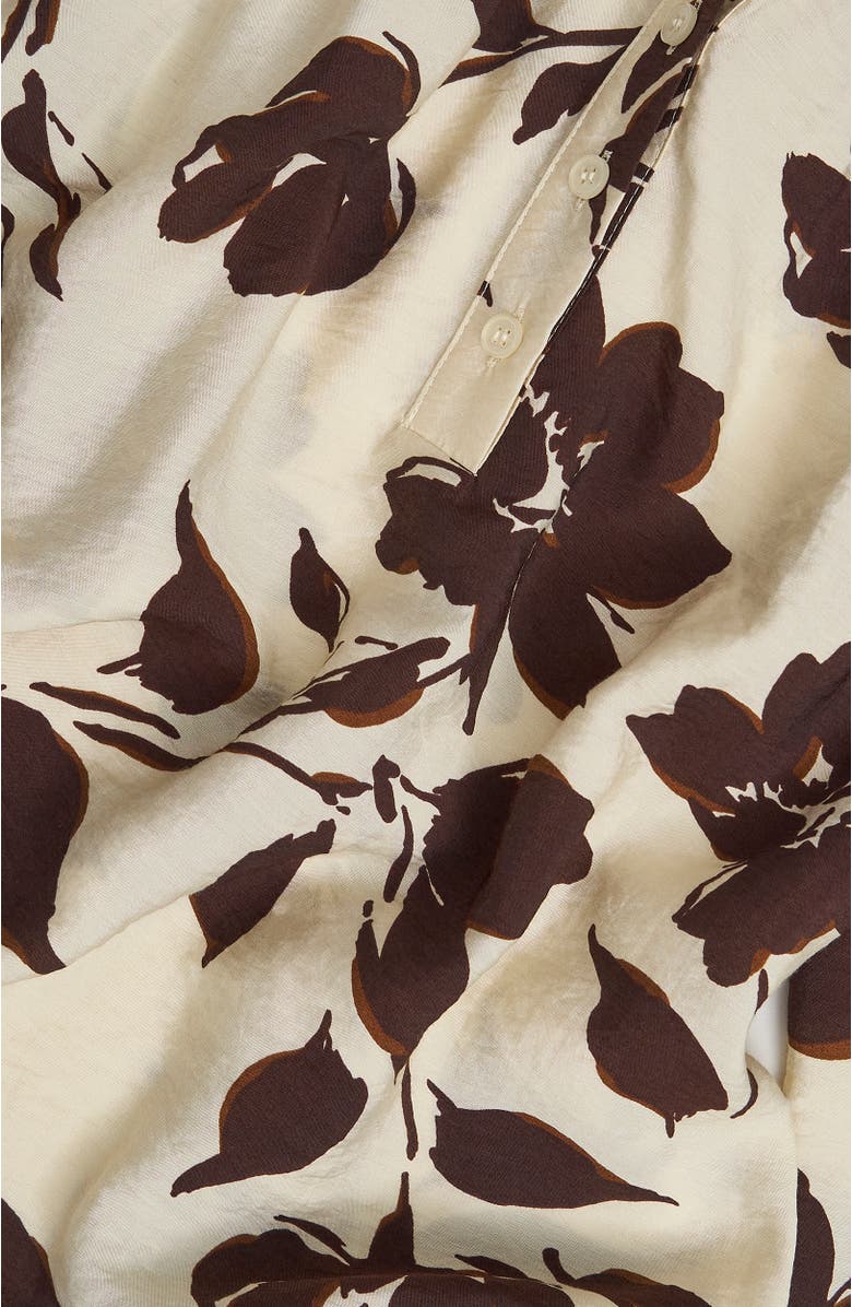 HOBBS LONDON Sherry Blouse, Alternate, color, Beige Chocolate