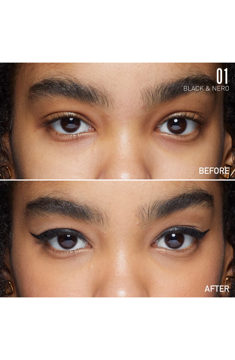 Valentino Twin Liner Gel & Liquid Eyeliner, Alternate, color, 01 Black / Nero