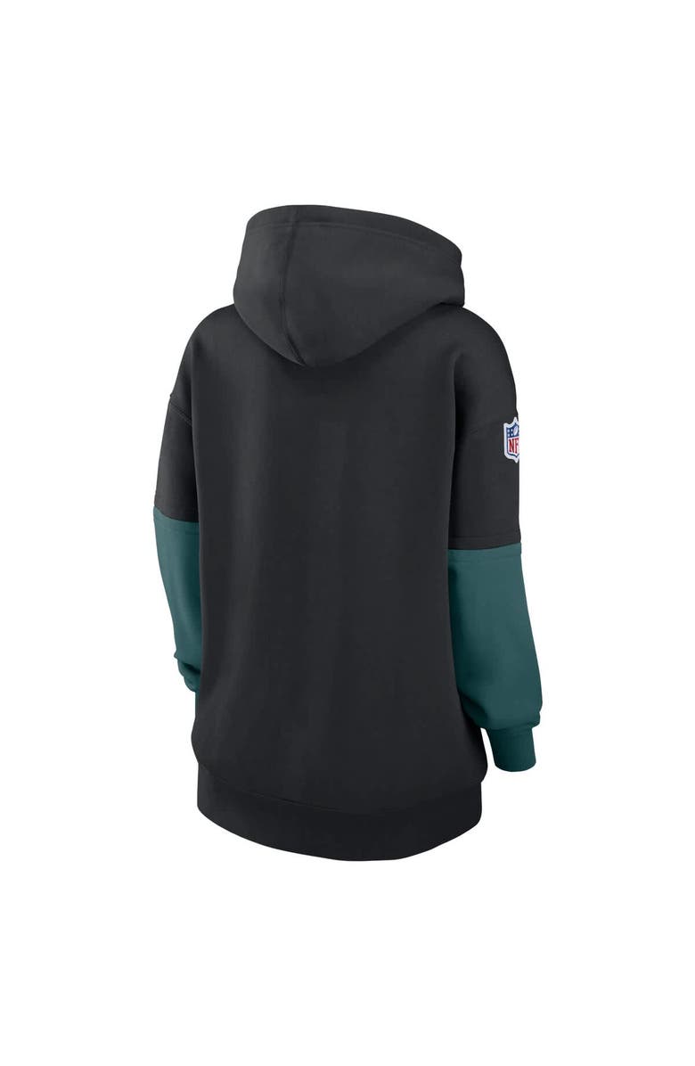 Nike Women's Nike Black Philadelphia Eagles 2024 Sideline Essential Fleece Pullover Hoodie, Alternate, color, 