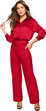 Roaman's Kate Satin Blouse