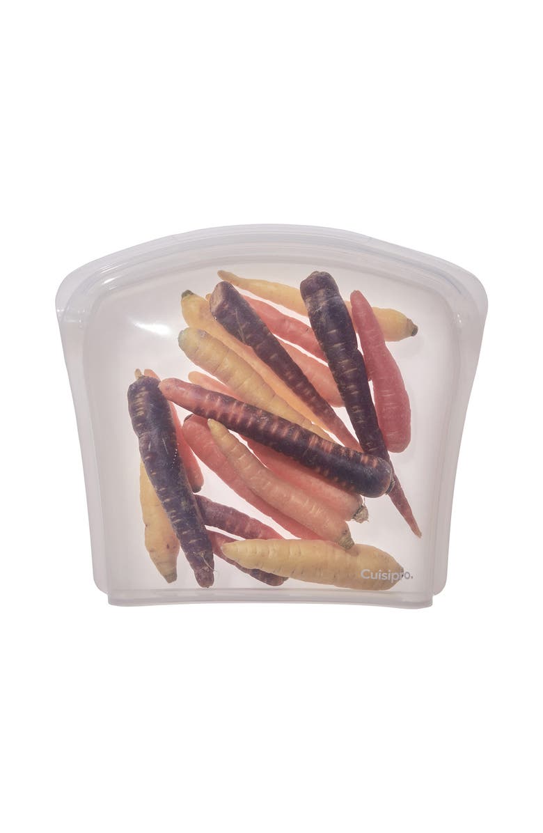 CUISIPRO Pack-It Silicone Reusable Storage Bag, 2000ml/67.5 oz, Alternate, color,