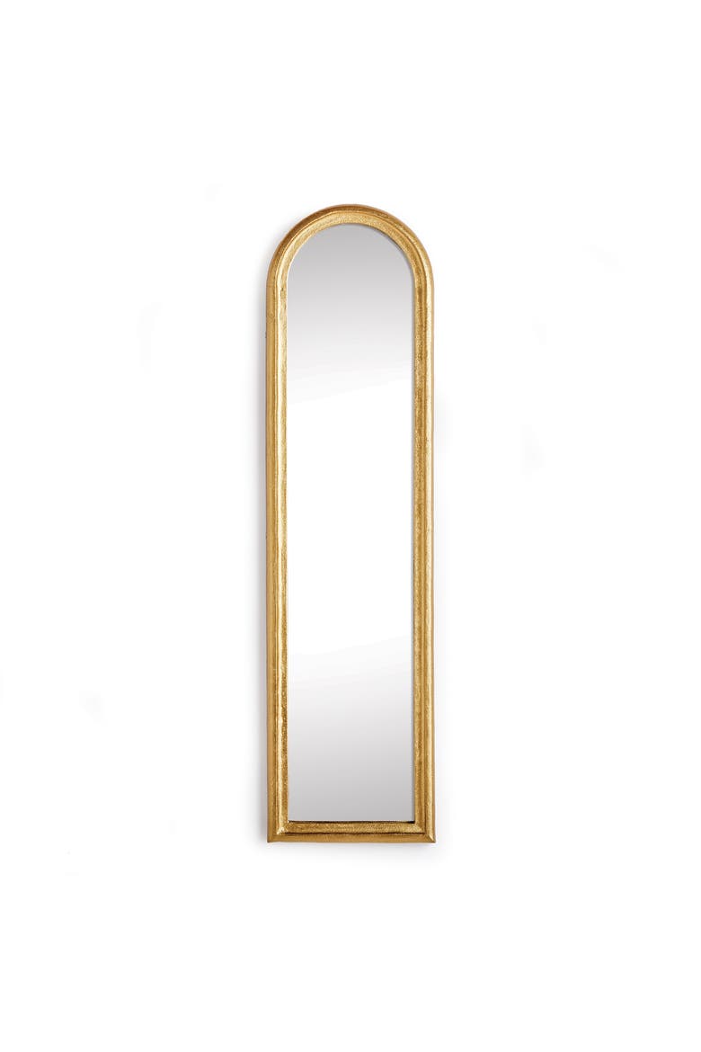 Alexander Gold Framed Arched Full Length Wall Mirror, Main, color, Gold