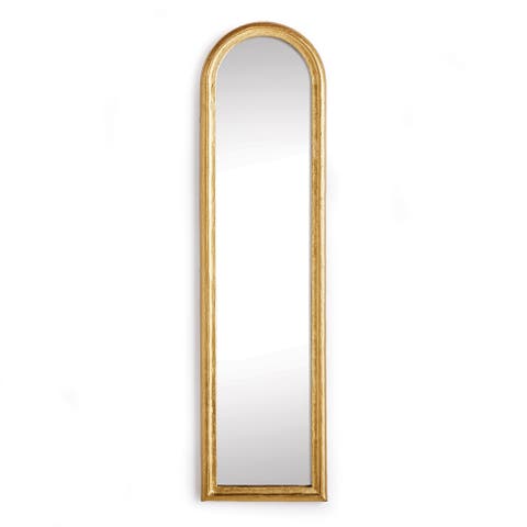 Alexander Gold Framed Arched Full Length Wall Mirror