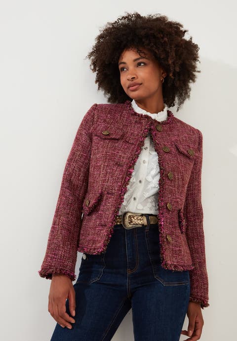 Chic Tweed Lady Jacket (Plus)