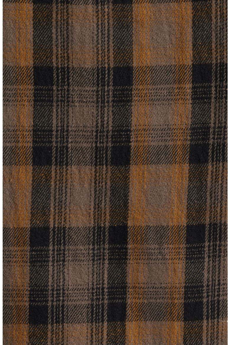 Mason Plaid Flannel Button-Up Shirt, Alternate, color, YELLOW MULTI