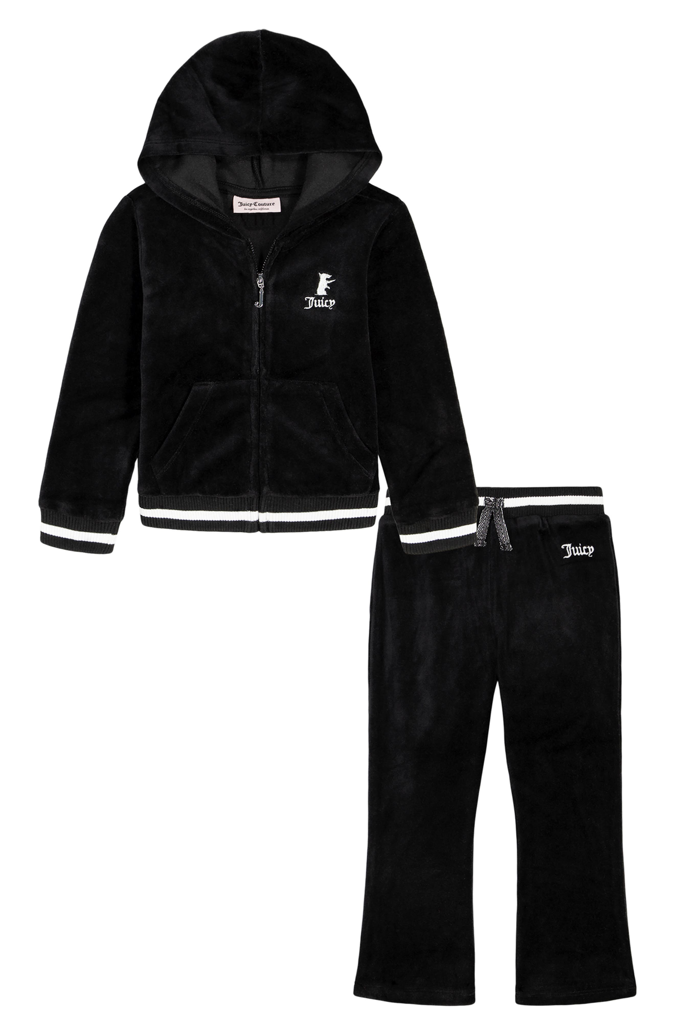 Juicy Couture Kids' Velour Hoodie & Sweatpants Set