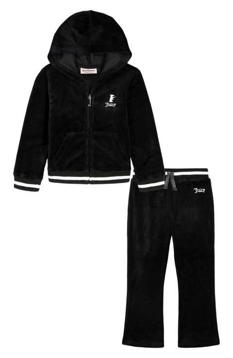 Kids' Velour Hoodie & Sweatpants Set (Toddler & Little Kid)