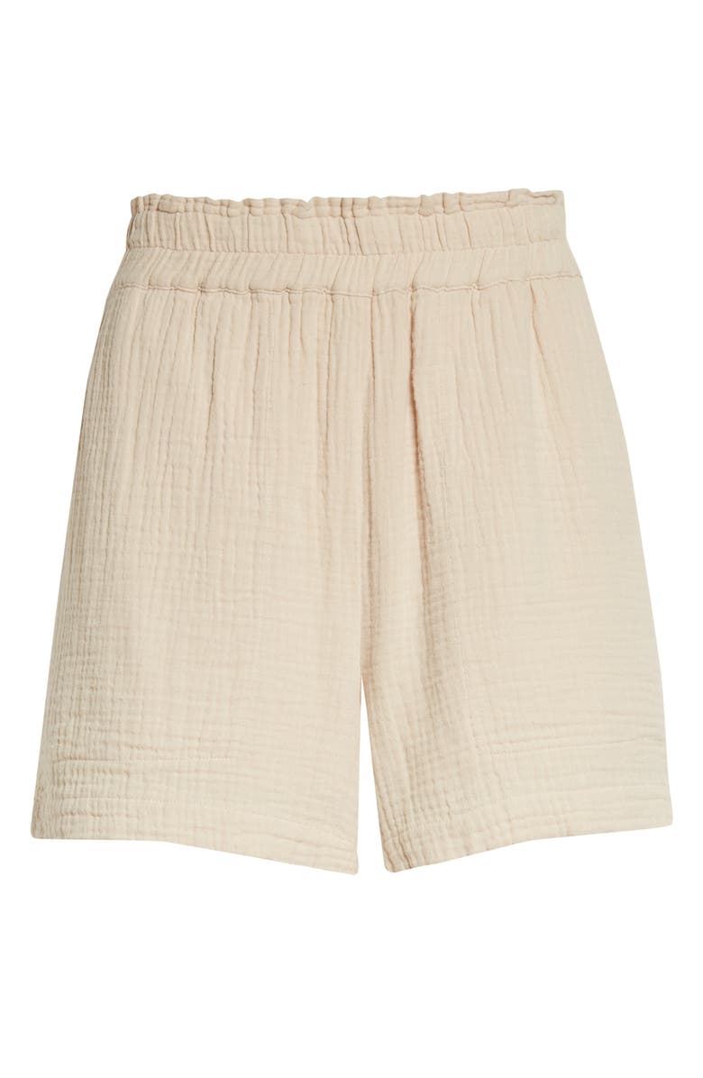 Rails Leighton Cotton Shorts, Alternate, color, Flax