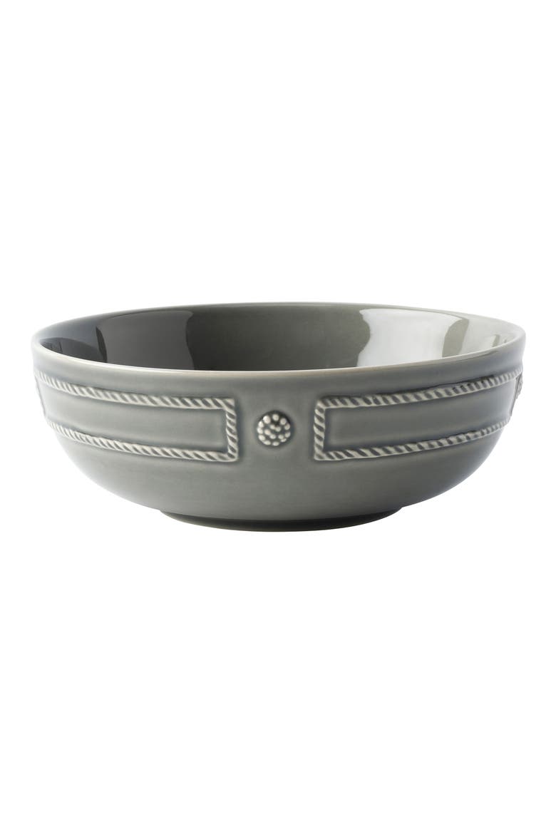 Berry & Thread French Panel Serving Bowl, Main, color, STONE GREY