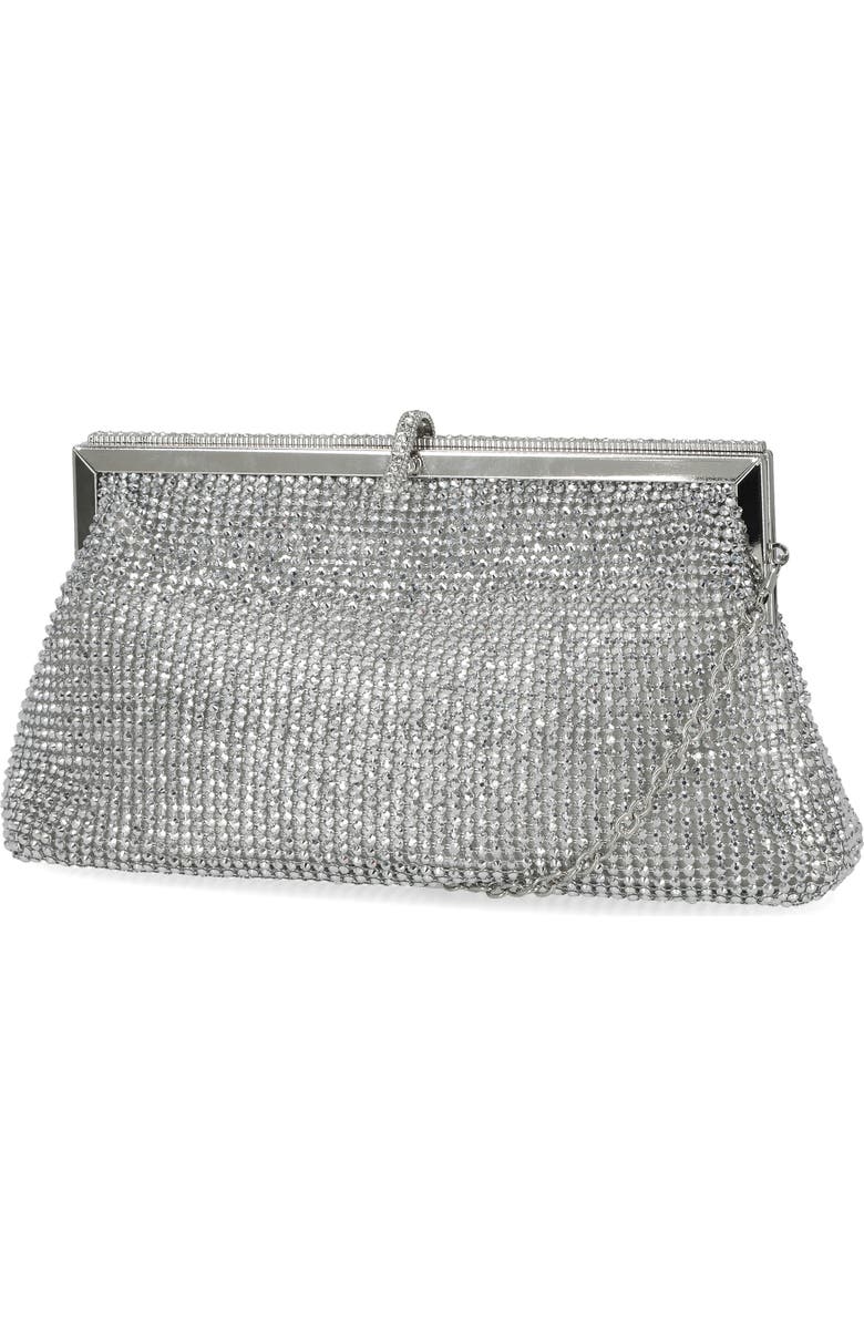 Jessica McClintock Garnet Frame Clutch, Alternate, color,