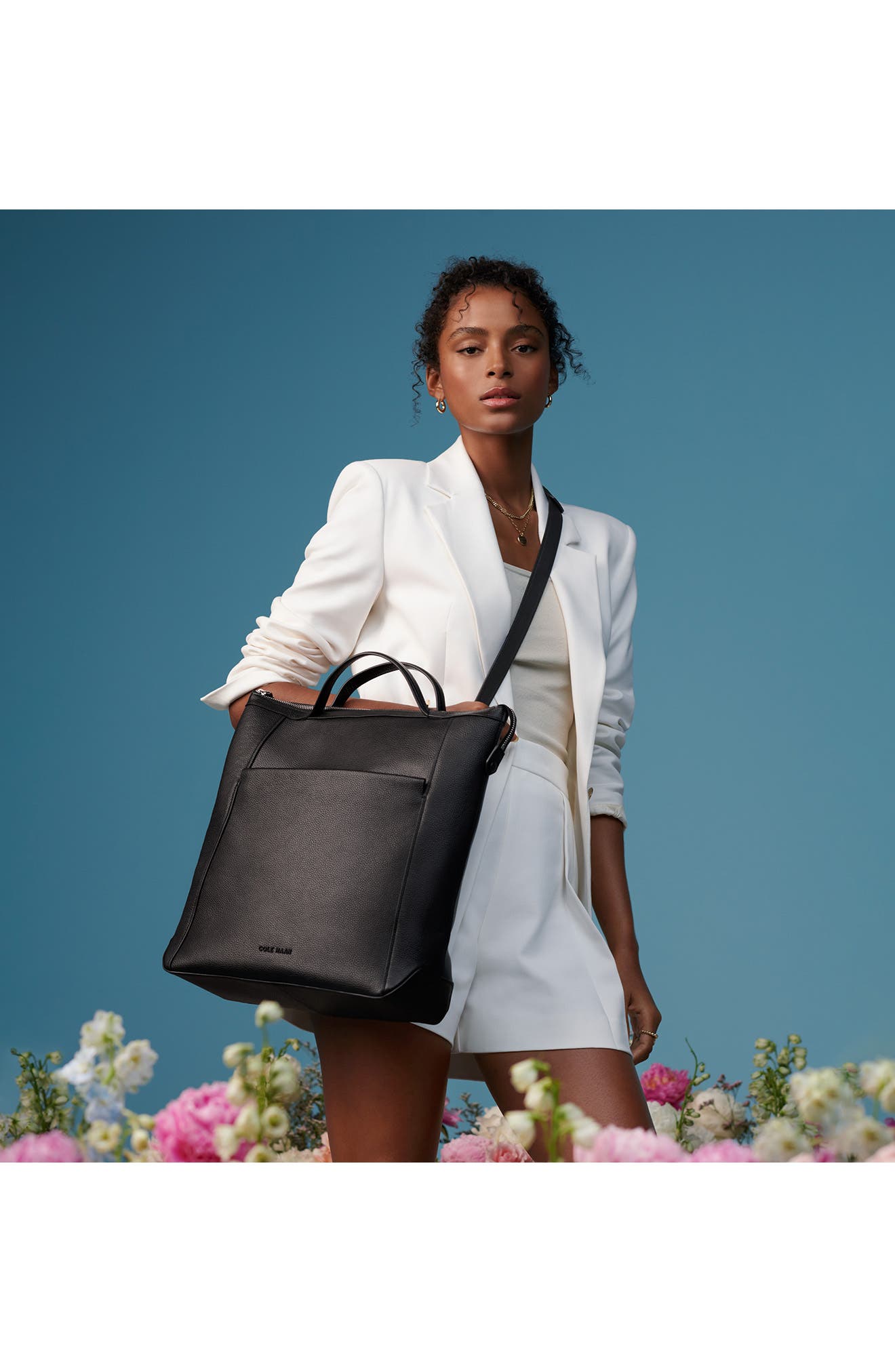 Cole Haan Grand Ambition Leather Convertible Backpack, Alternate, color, 