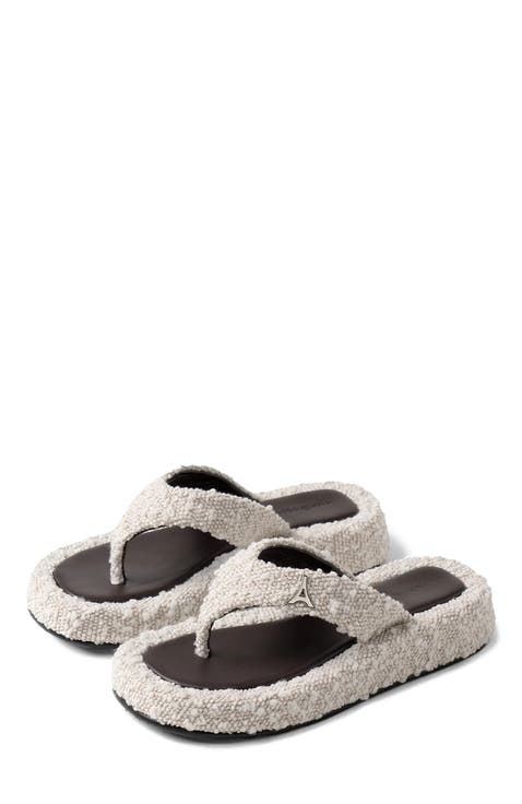 Rosalie Boucle Flatform Sandals