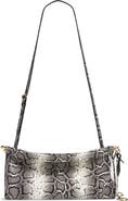 Alaïa Medium Le Click Genuine Snakeskin East/West Shoulder Bag