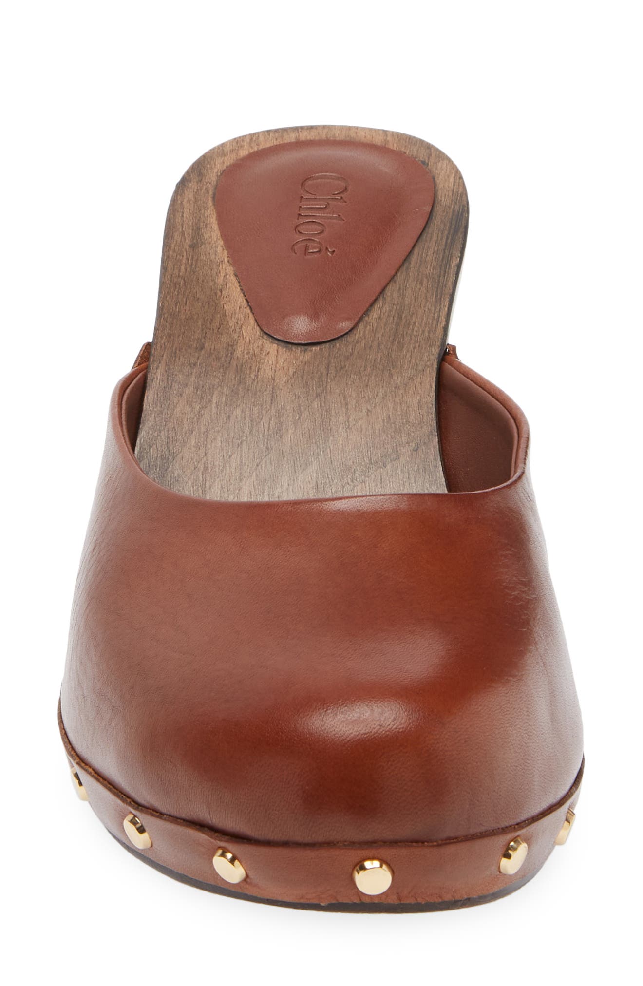 Judith Kitten Heel Clog, Alternate, color, 25E SOOTY BROWN