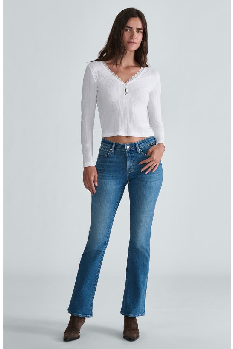 Molly Mid Rise Bootcut Jeans, Alternate, color, LIGHT BRUSHED FLEX BLUE