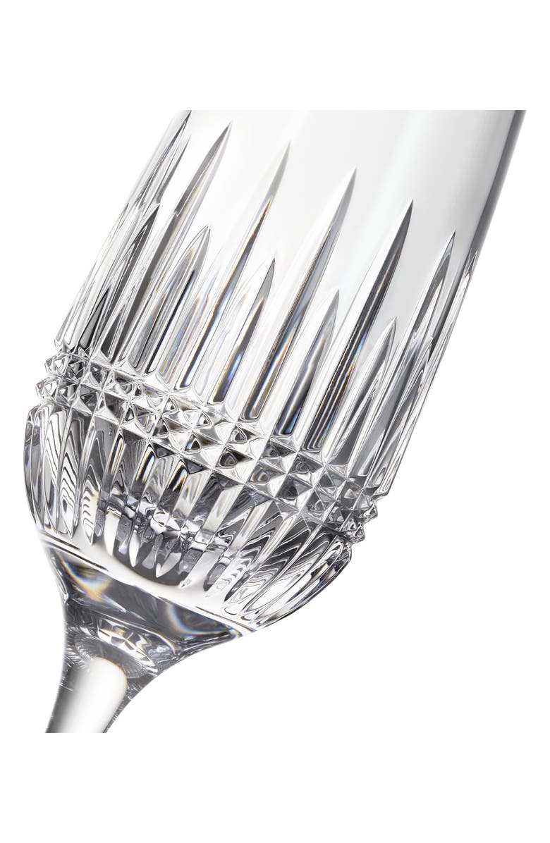 Waterford Lismore Diamond Essence Set of 2 Crystal Champagne Flutes, Alternate, color, Clear