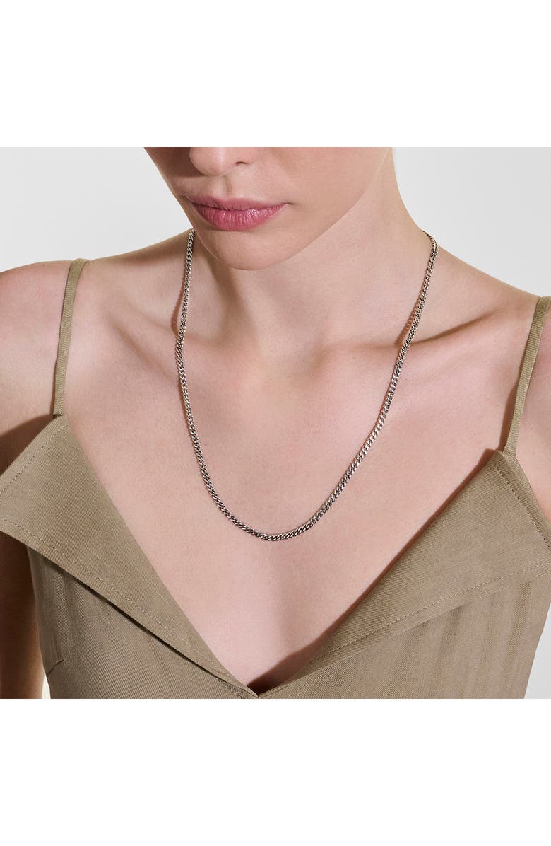 John Hardy Curb Chain Necklace, 3.9mm, Alternate, color, Sterling Silver