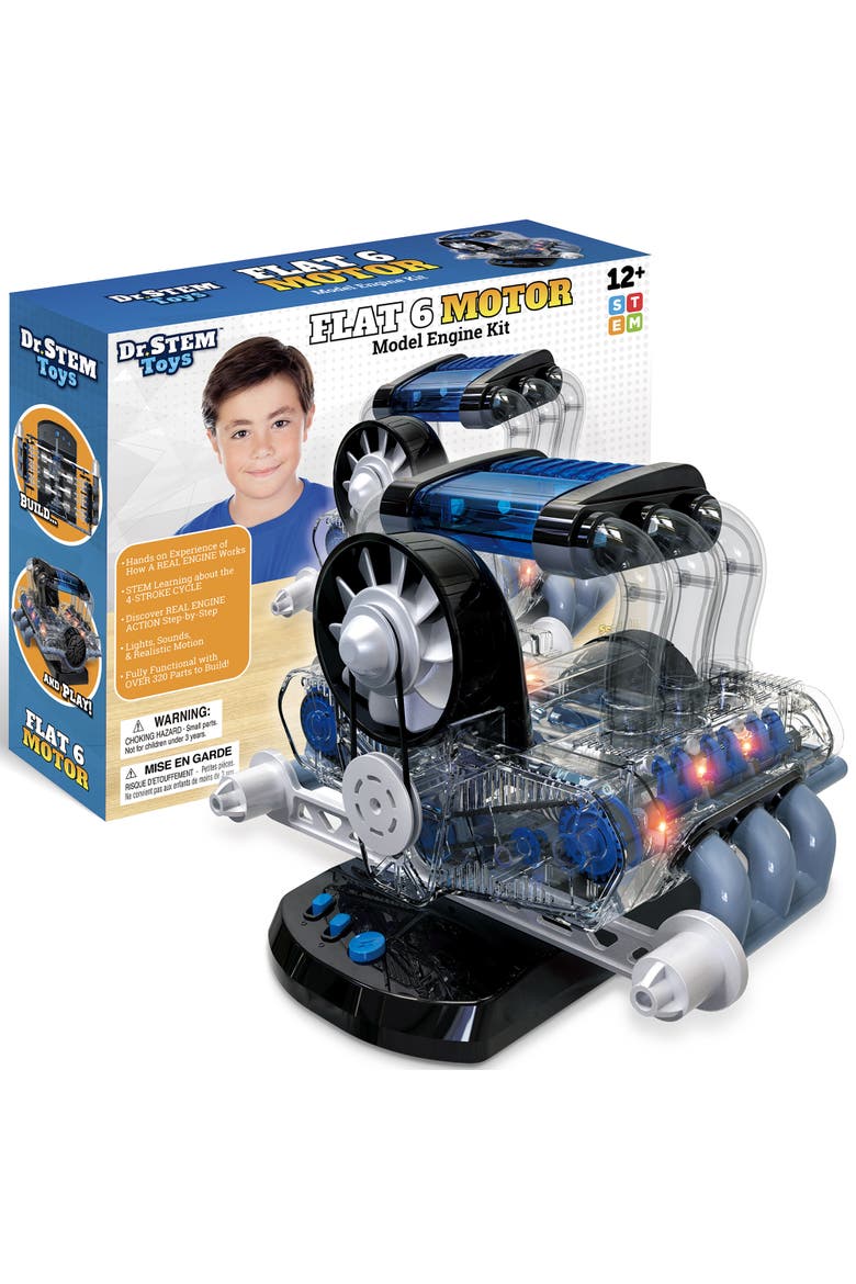 Flat 6 Motor Kit, 320pc, Main, color, Multicolored