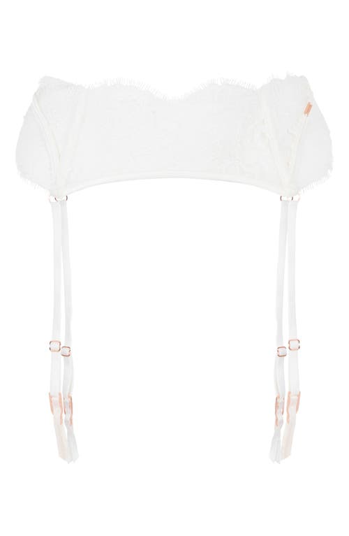 Hunkemoller Hunkemöller Tiah Lace Garter Belt In White
