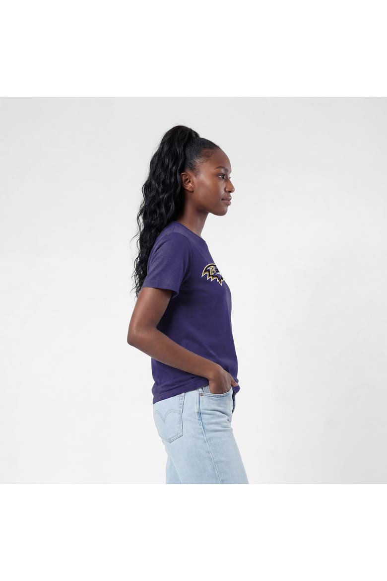Women's Champion  Purple Baltimore Ravens Logo T-Shirt, Alternate, color, Purple