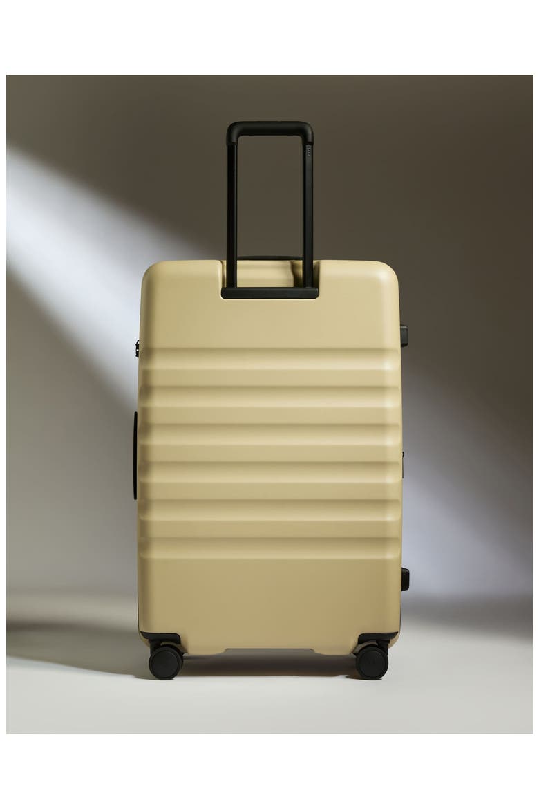 Large Luggage - Icon Stripe, Alternate, color, Dune