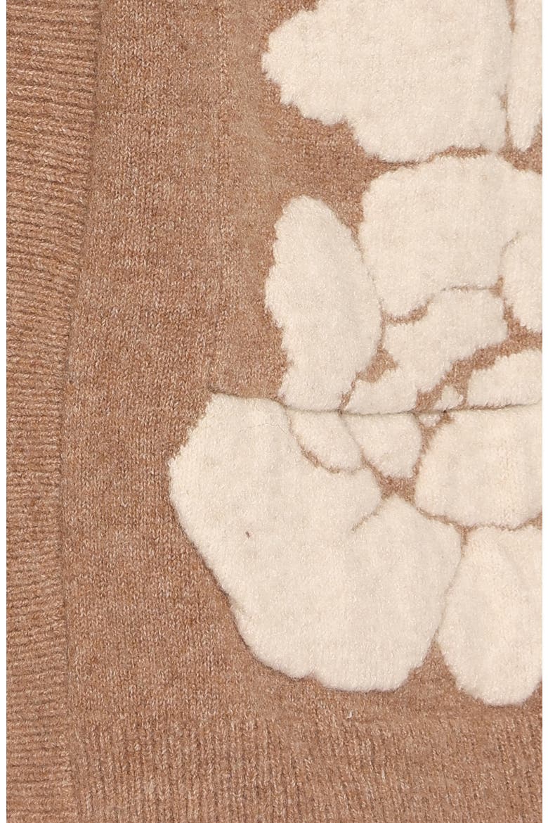Wendy Open Floral Cardigan, Alternate, color, BEIGE FLORAL