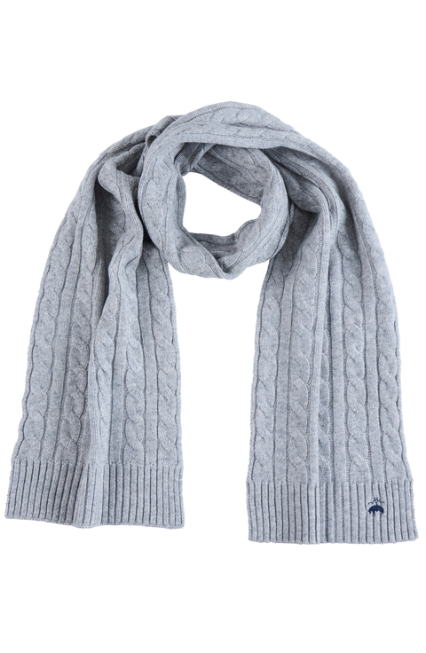 Cashmere Blend Classic Cable Scarf