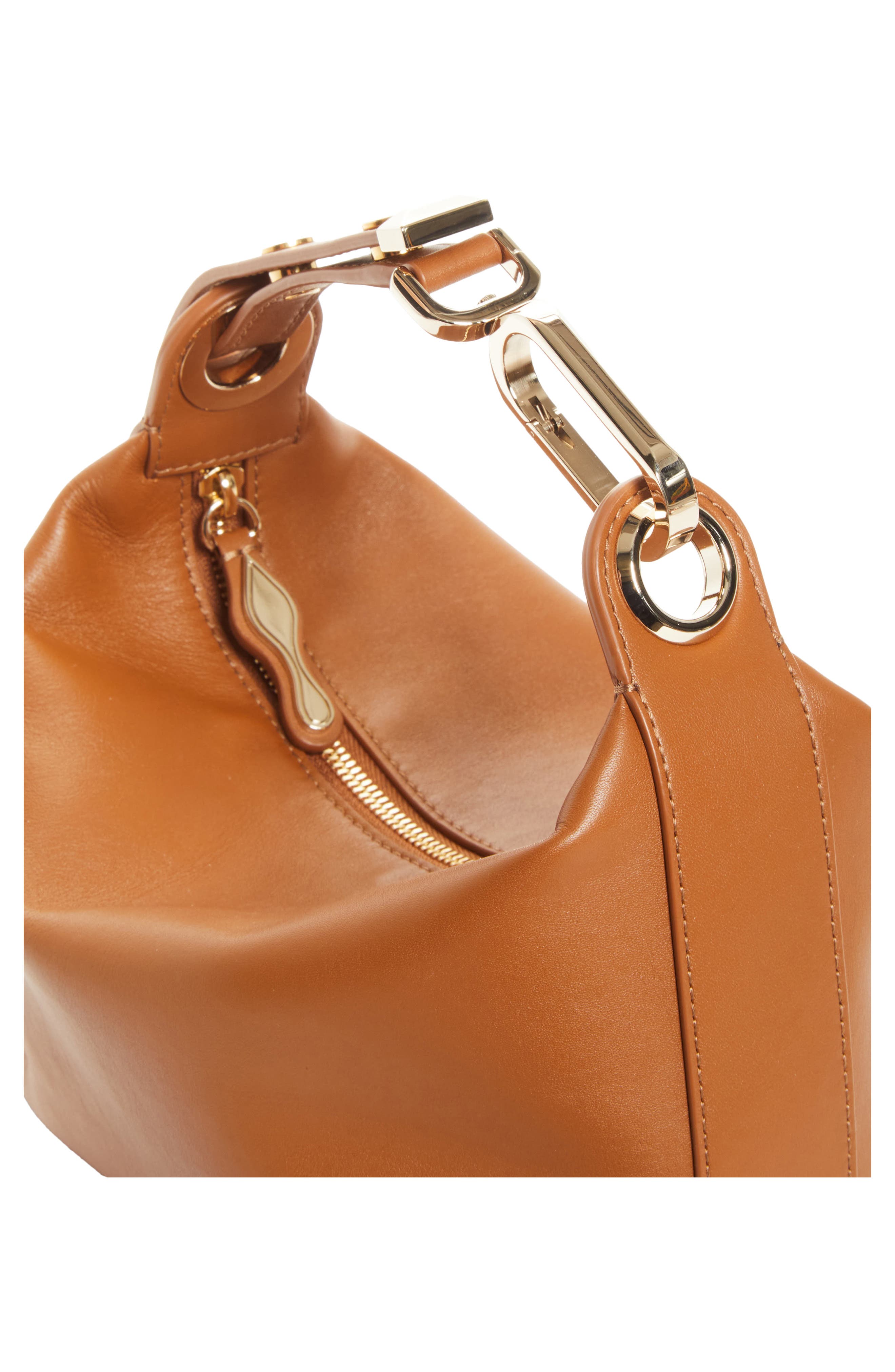 Flo Leather Pouch, Alternate, color, BG71 CUOIO
