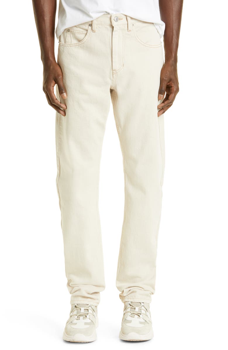 Isabel Marant Jack Nonstretch Denim Straight Leg Jeans, Main, color, 