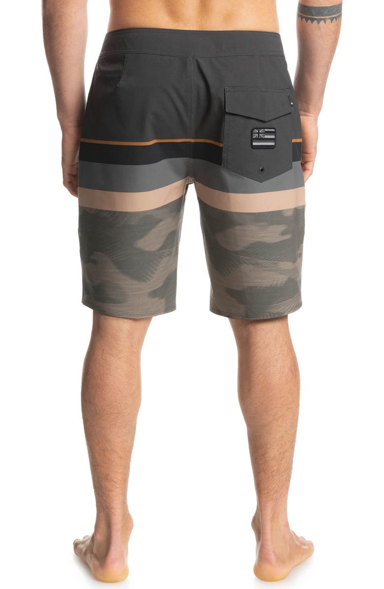 Quiksilver Surfsilk Faded Stripe 2 Board Shorts, Alternate, color,