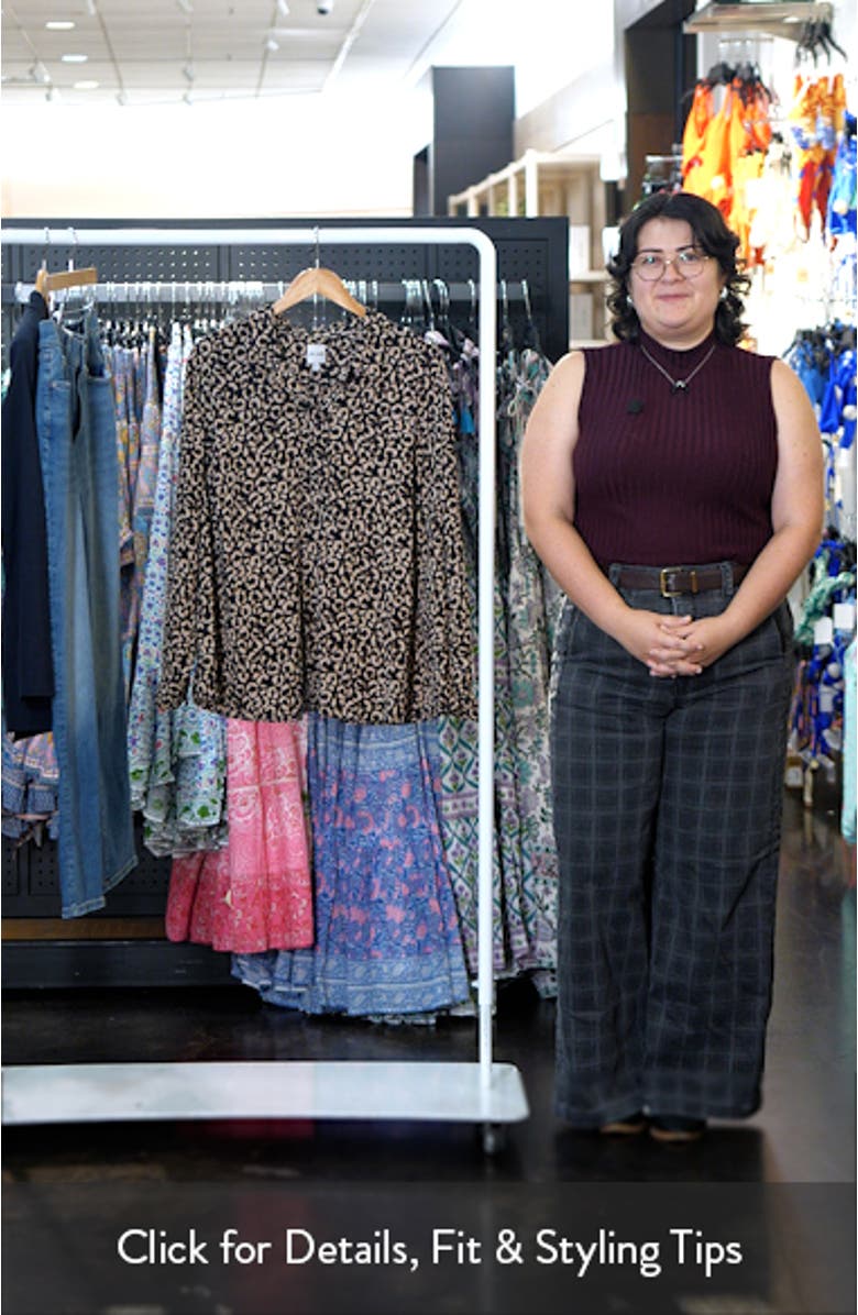 Abstract Animal Print Top, sales video thumbnail