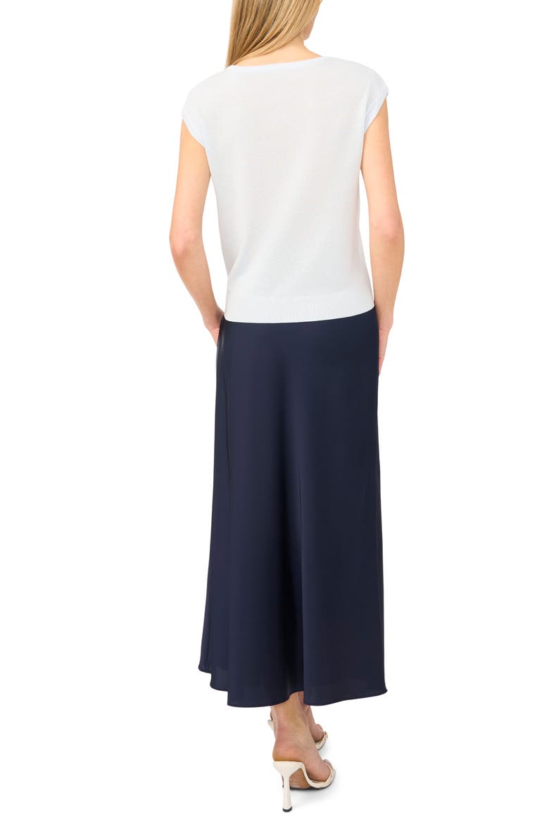 V-Neck Cap Sleeve Sweater Vest, Alternate, color, PLEN AIR