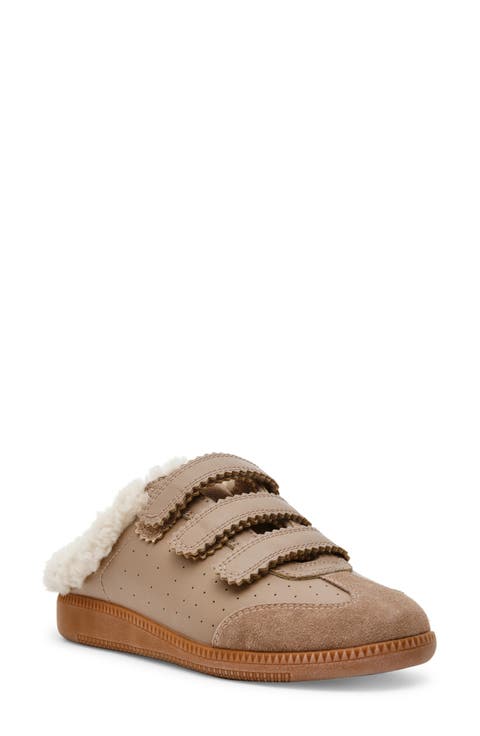 Memento Faux Shearling Lined Mule Sneaker (Women)