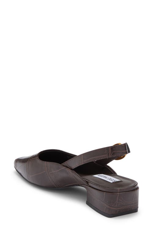 Steve Madden Diona Slingback Pump In Brown