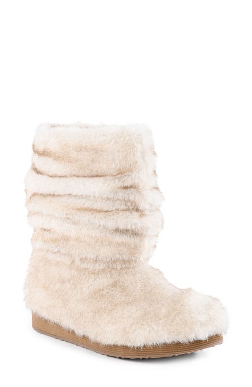 BC Footwear Teddy Faux Fur Bootie in Natural  product