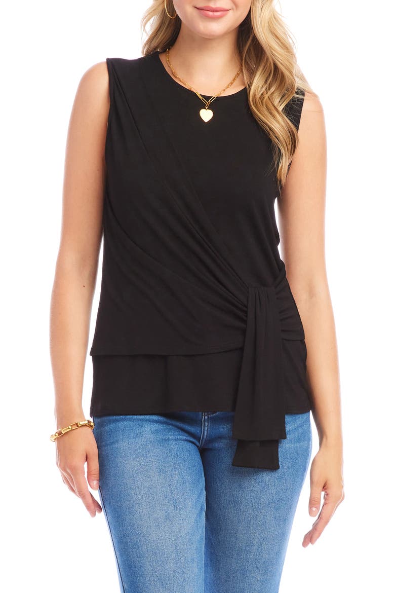 Drape Side Tank, Main, color, BLACK
