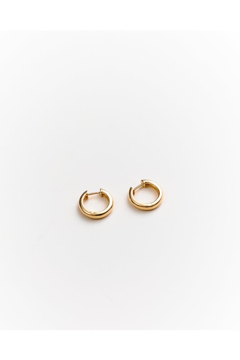Robbie Hoops - 14K Solid Gold, Main, color, Recycled Solid Gold