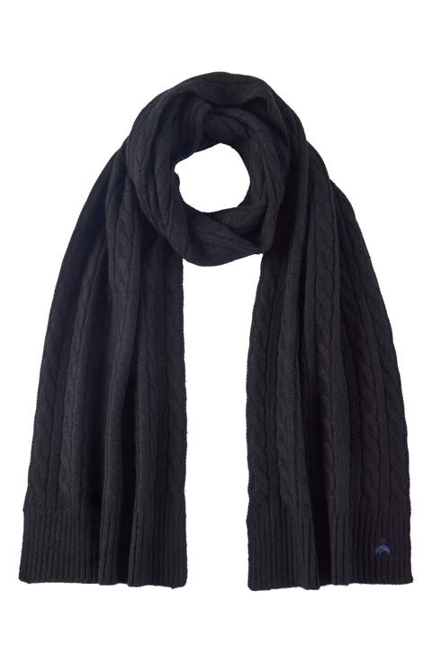 Wool & Cashmere Cable Scarf