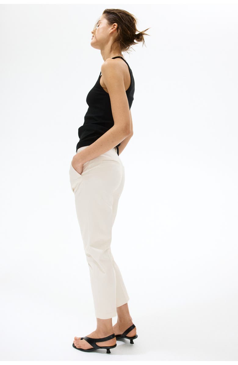 H&M Slacks, Alternate, color, Cream