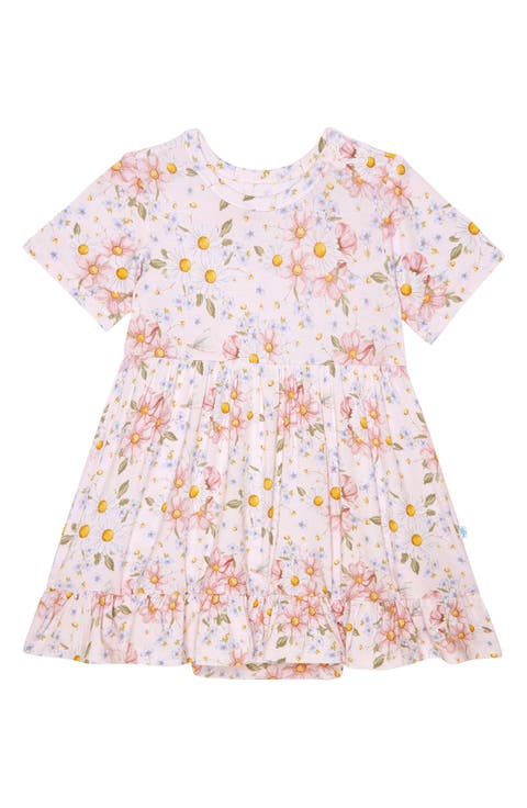 Kids' Short Sleeve Ruffled Bodysuit