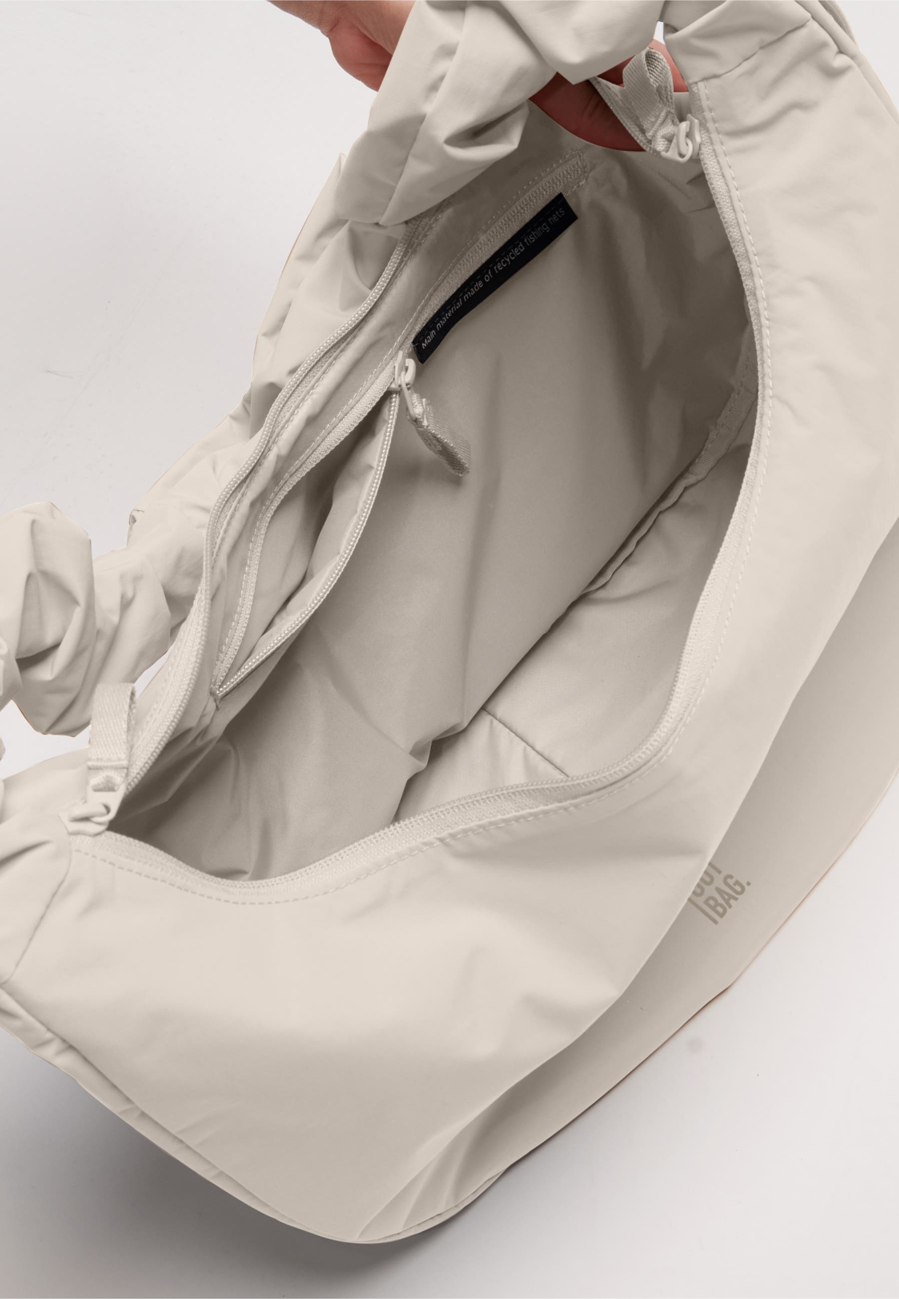 Moon Bag Ruffle, Alternate, color, soft shell
