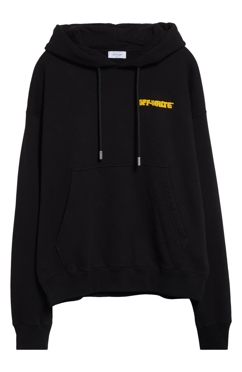 Off-White Puffy Logo Skate Hoodie, Alternate, color,