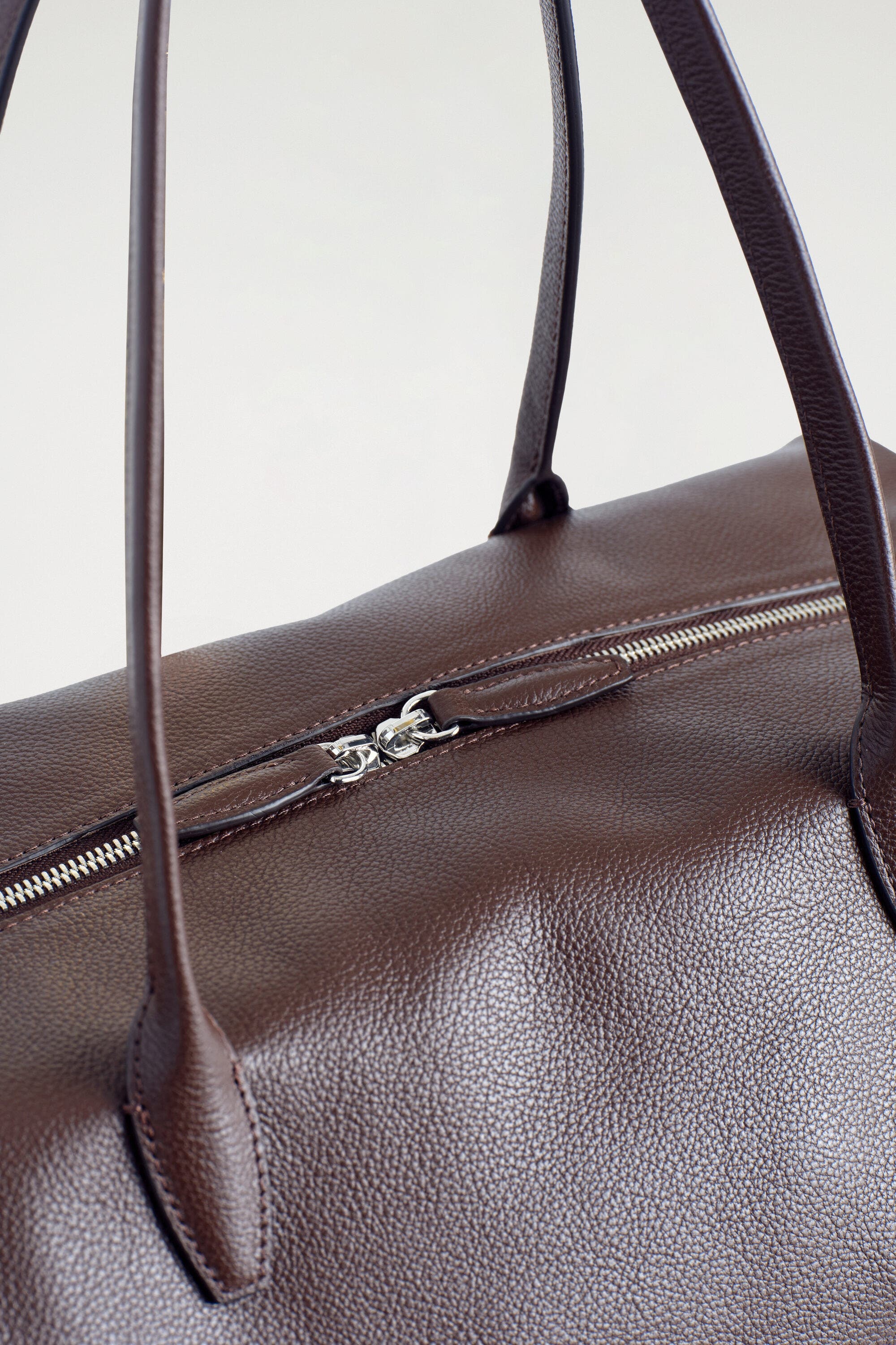 Frieze Bowling Bag - Leather, Alternate, color, BROWN